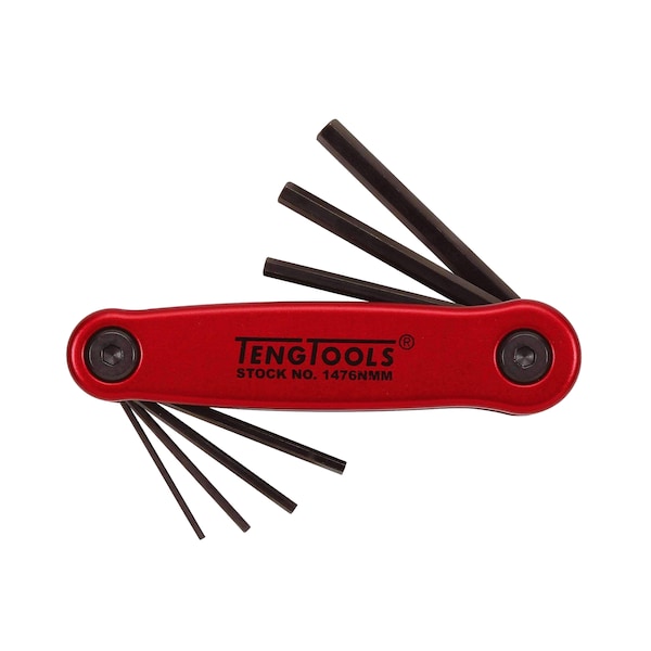 1476NMM 7 Piece Metric Retractable Hex Key Set